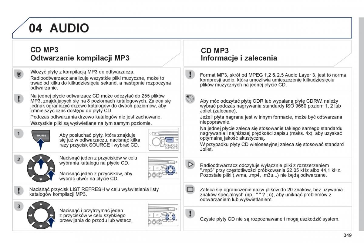 Peugeot 3008 Hybrid instrukcja obslugi / page 351