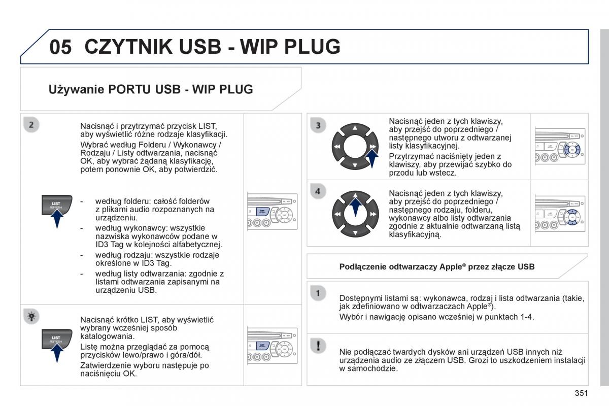 Peugeot 3008 Hybrid instrukcja obslugi / page 353