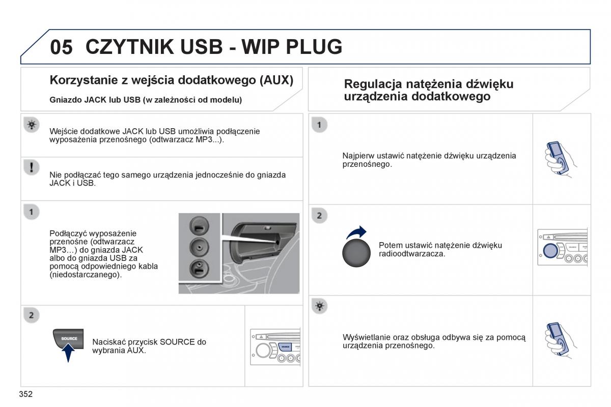 Peugeot 3008 Hybrid instrukcja obslugi / page 354