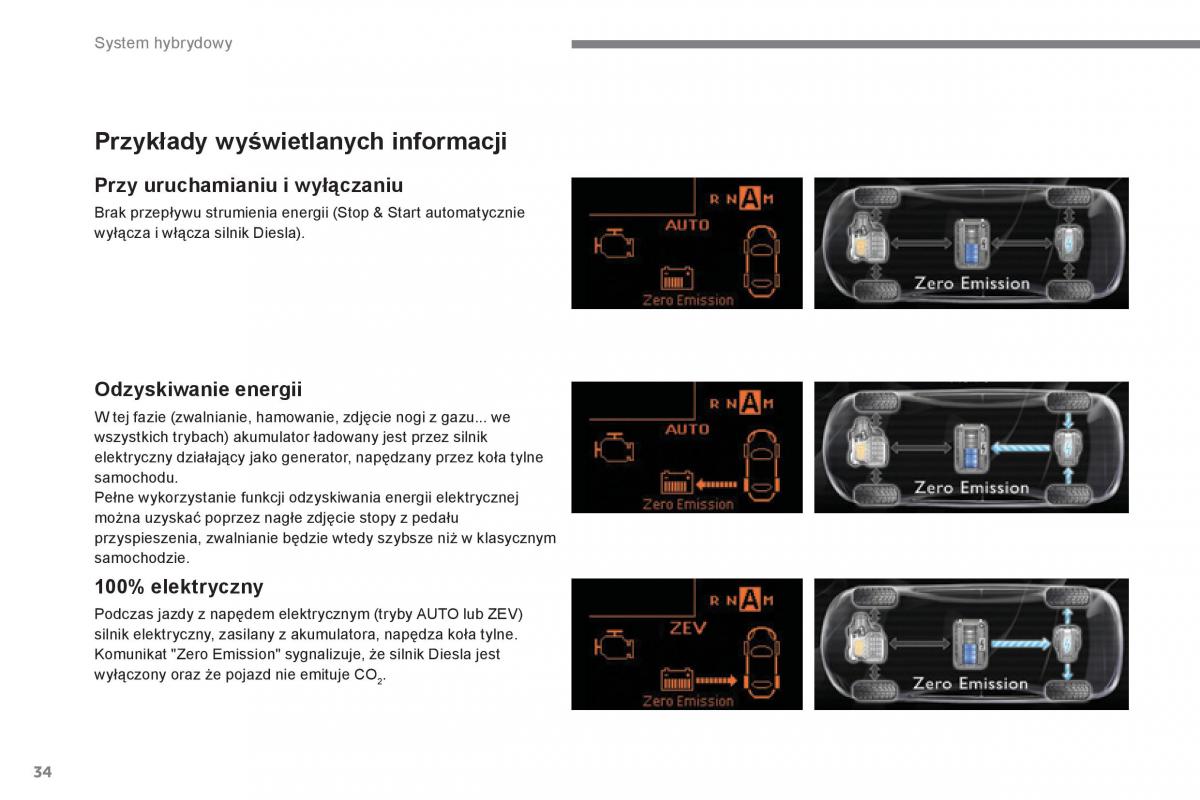 Peugeot 3008 Hybrid instrukcja obslugi / page 36