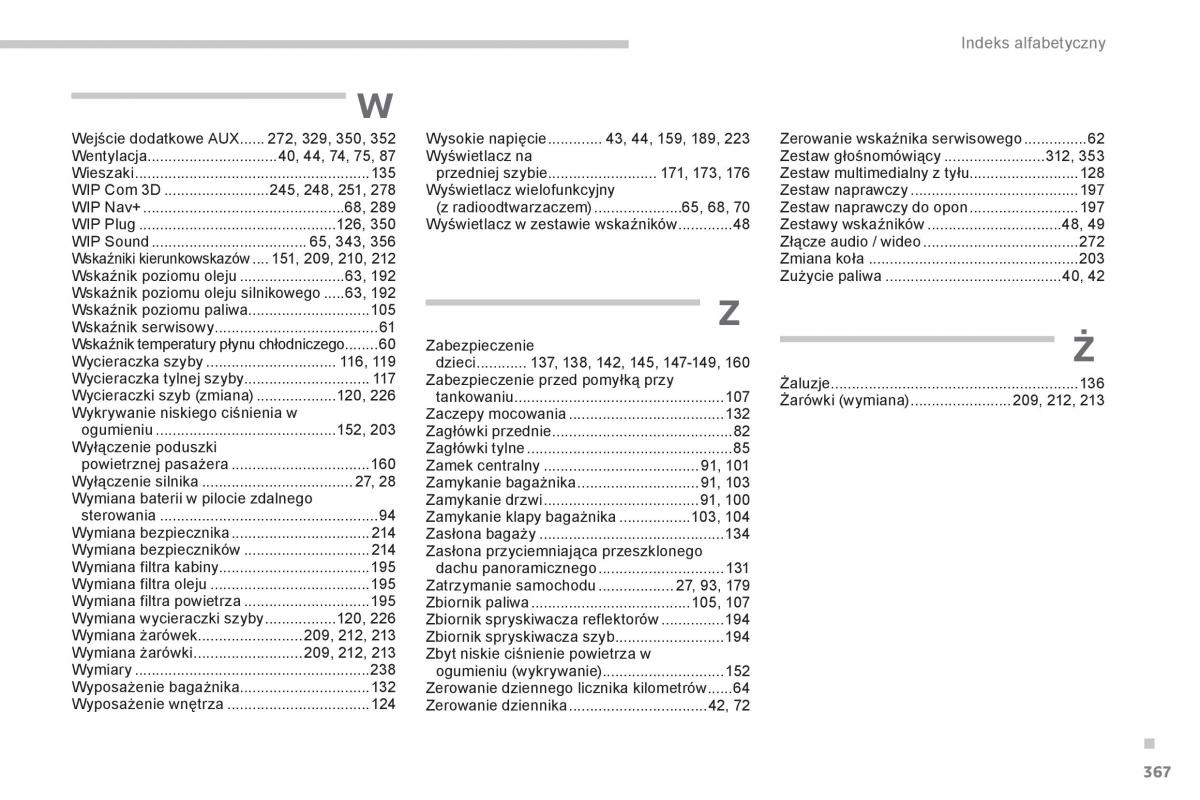 Peugeot 3008 Hybrid instrukcja obslugi / page 369