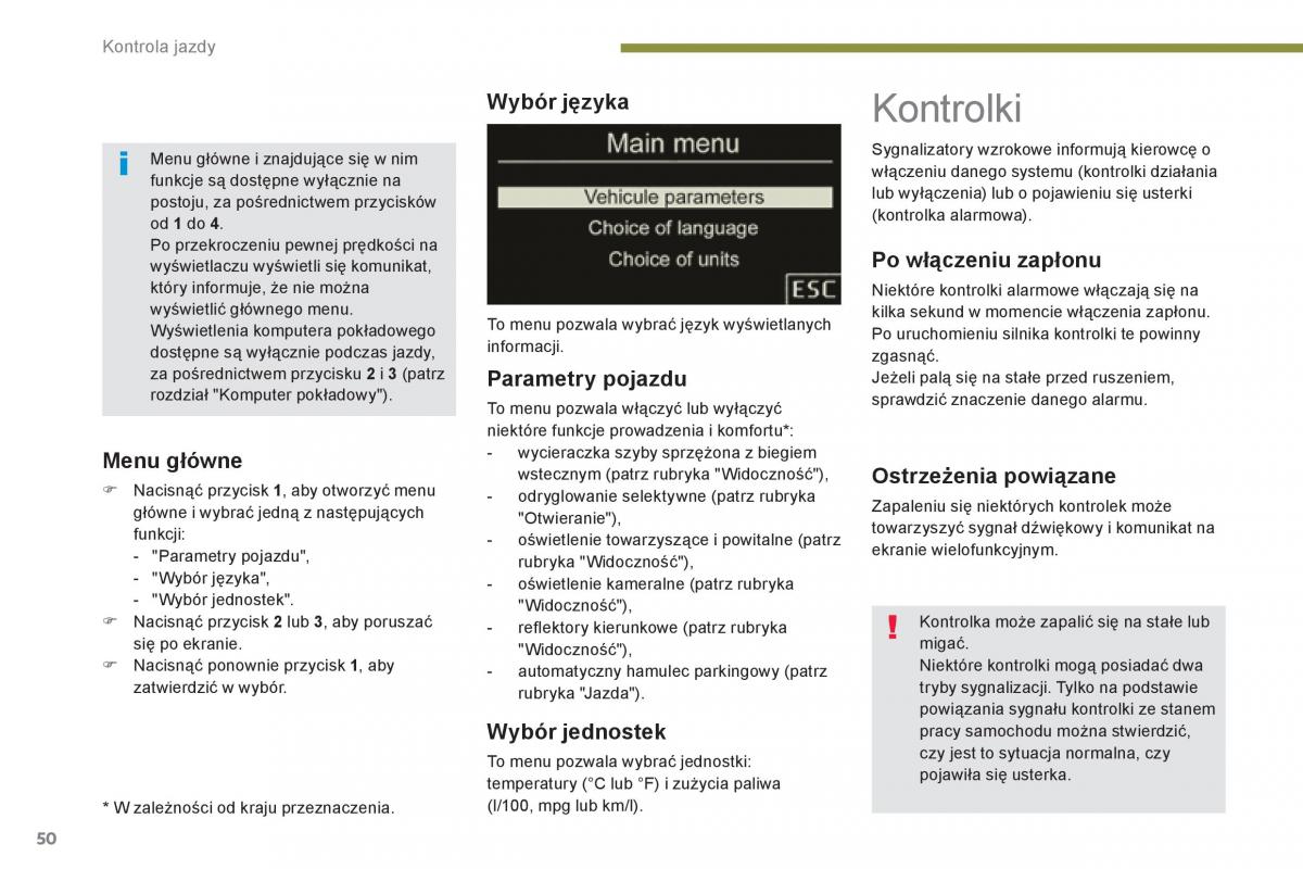 Peugeot 3008 Hybrid instrukcja obslugi / page 52