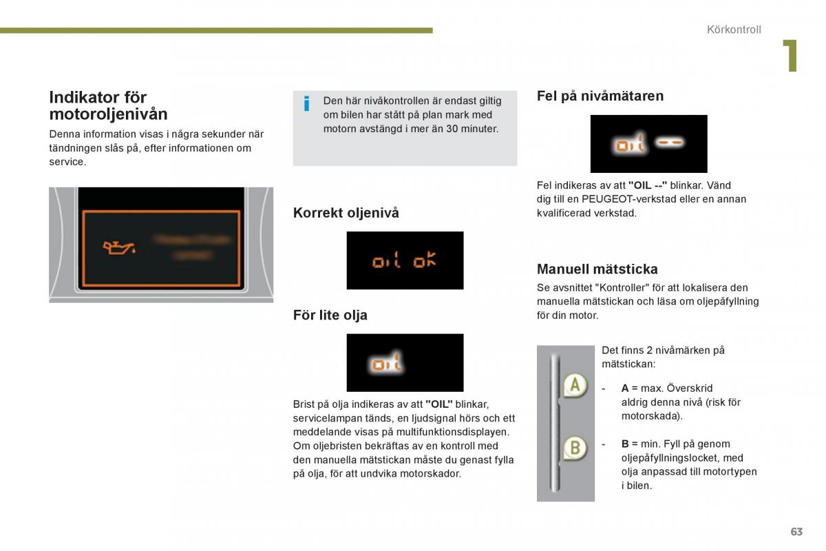 Peugeot 3008 Hybrid instruktionsbok / page 65