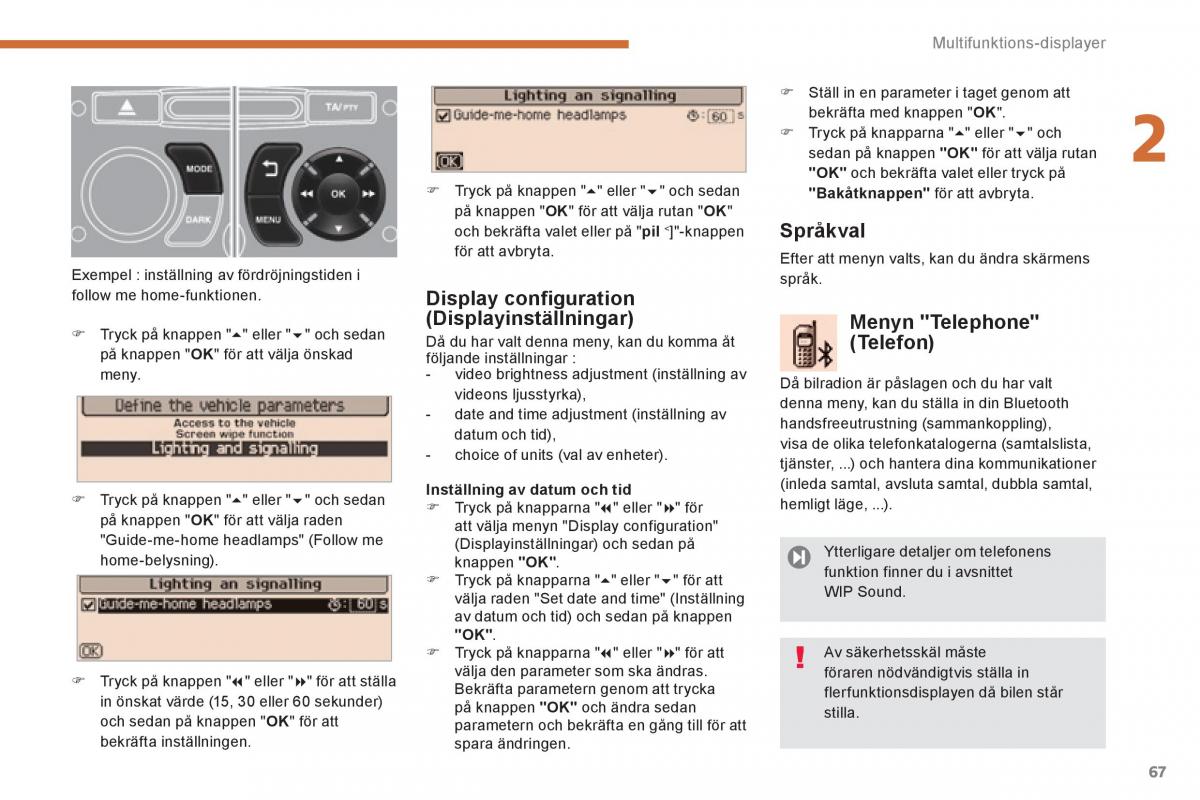 Peugeot 3008 Hybrid instruktionsbok / page 69