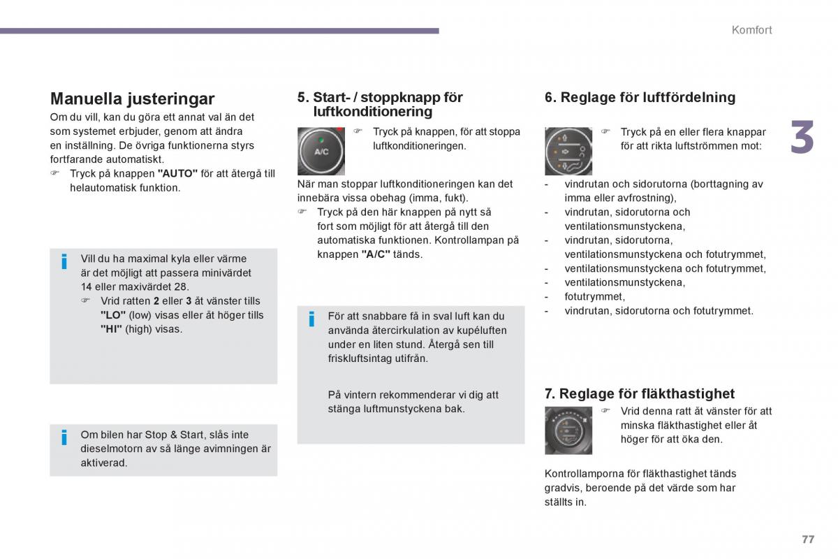 Peugeot 3008 Hybrid instruktionsbok / page 79