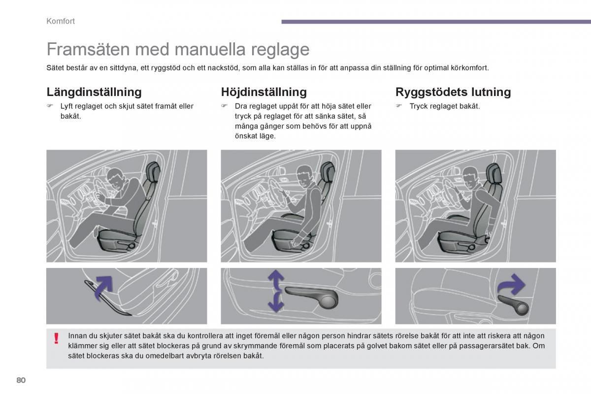 Peugeot 3008 Hybrid instruktionsbok / page 82