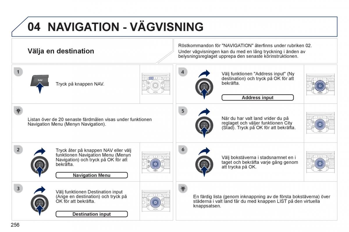 Peugeot 3008 Hybrid instruktionsbok / page 258