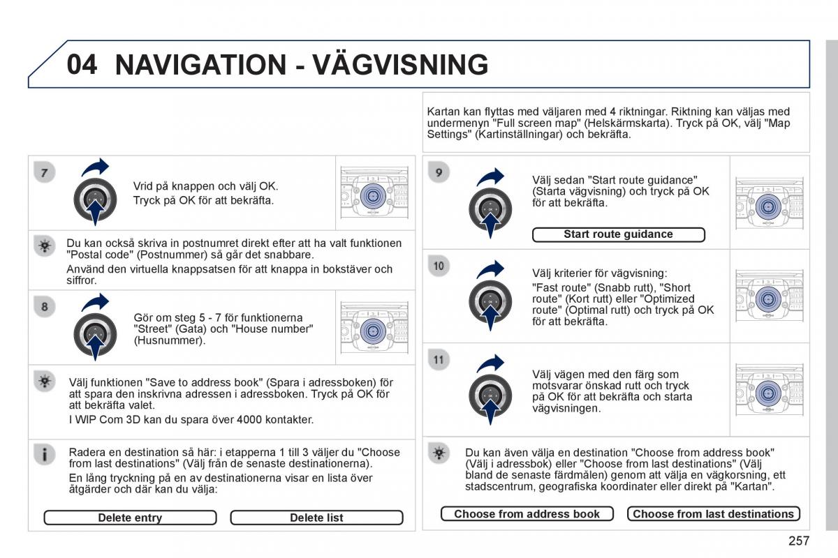 Peugeot 3008 Hybrid instruktionsbok / page 259