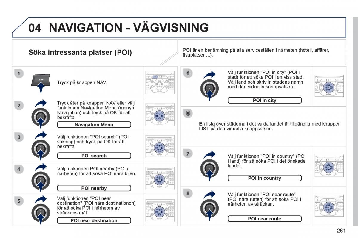 Peugeot 3008 Hybrid instruktionsbok / page 263