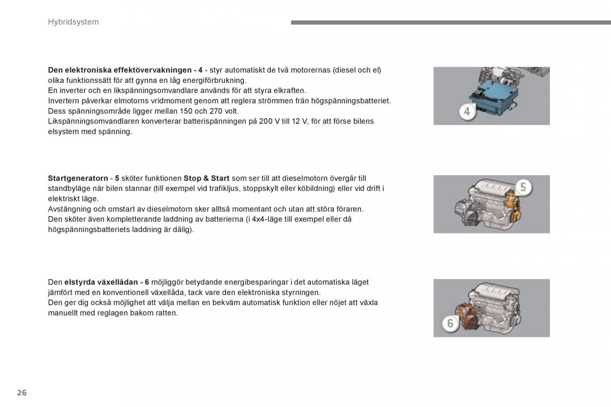 Peugeot 3008 Hybrid instruktionsbok / page 28