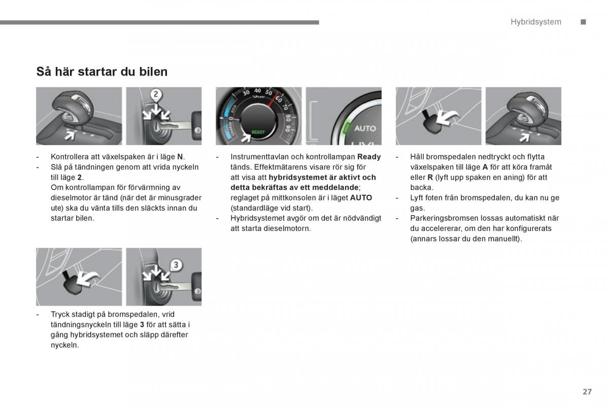 Peugeot 3008 Hybrid instruktionsbok / page 29