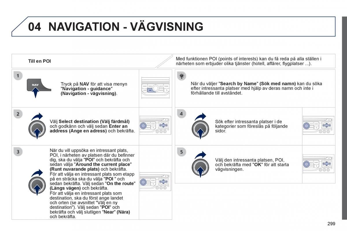 Peugeot 3008 Hybrid instruktionsbok / page 301