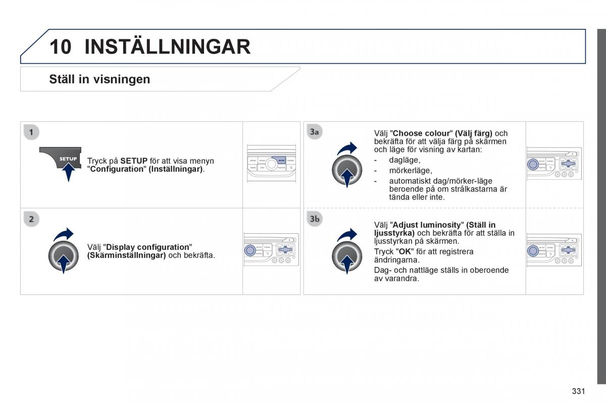 Peugeot 3008 Hybrid instruktionsbok / page 333