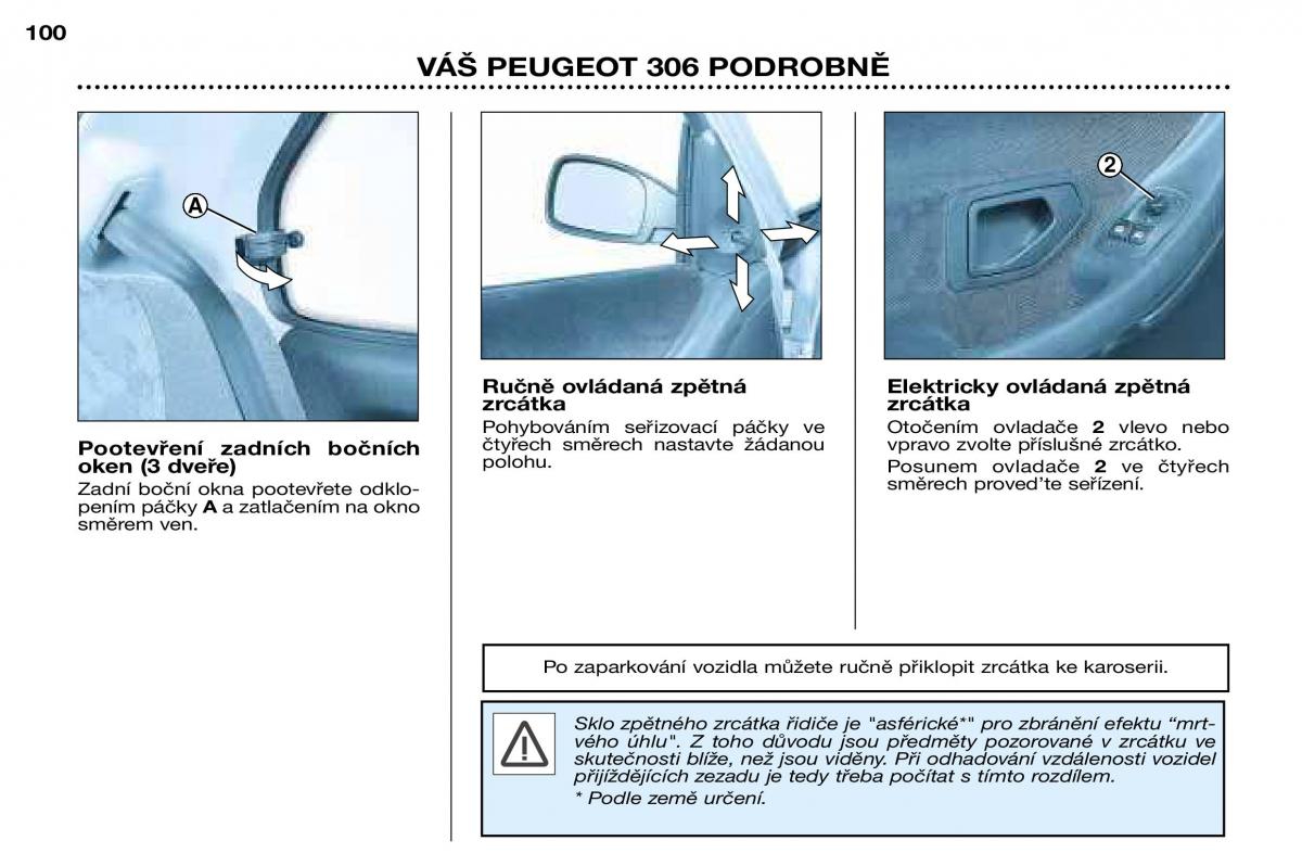 Peugeot 306 Break PH3 navod k obsludze / page 78