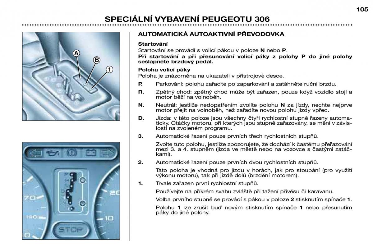 Peugeot 306 Break PH3 navod k obsludze / page 82