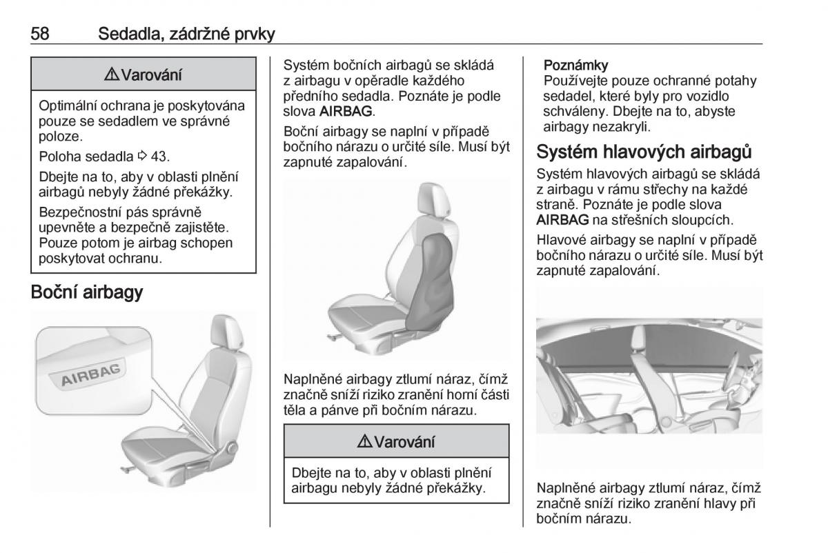 Opel Astra K V 5 navod k obsludze / page 60