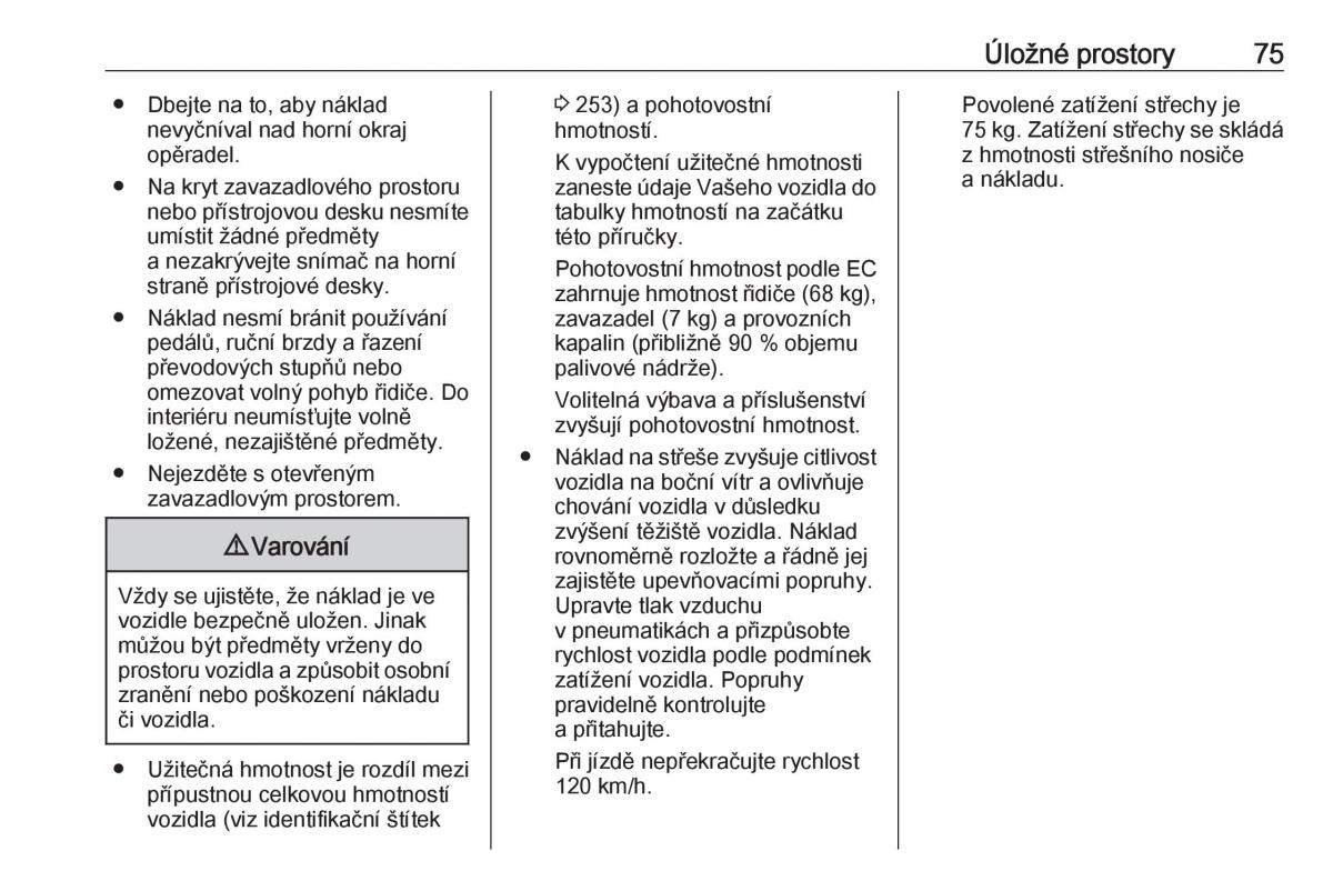 Opel Astra K V 5 navod k obsludze / page 77