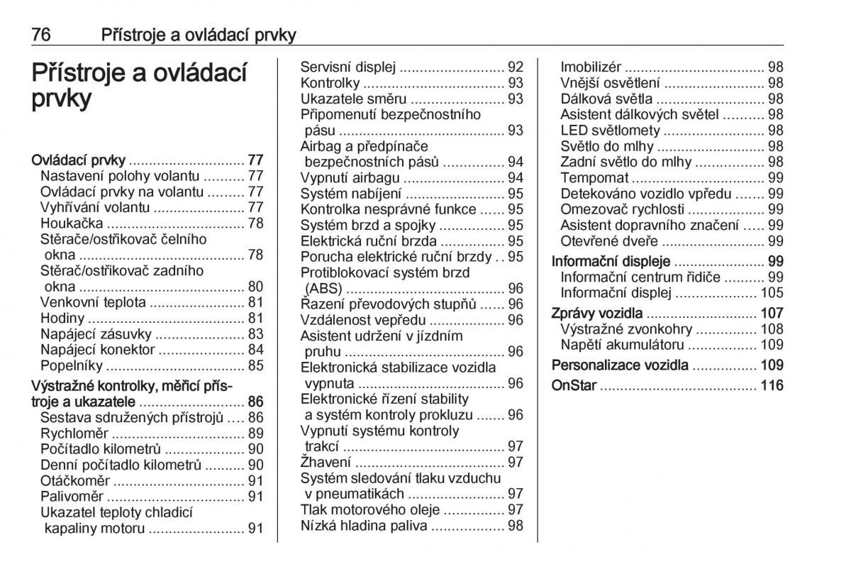 Opel Astra K V 5 navod k obsludze / page 78