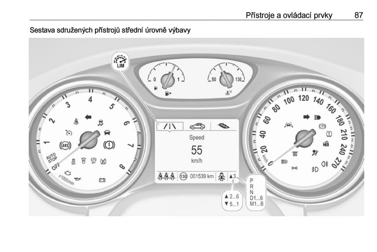 Opel Astra K V 5 navod k obsludze / page 89