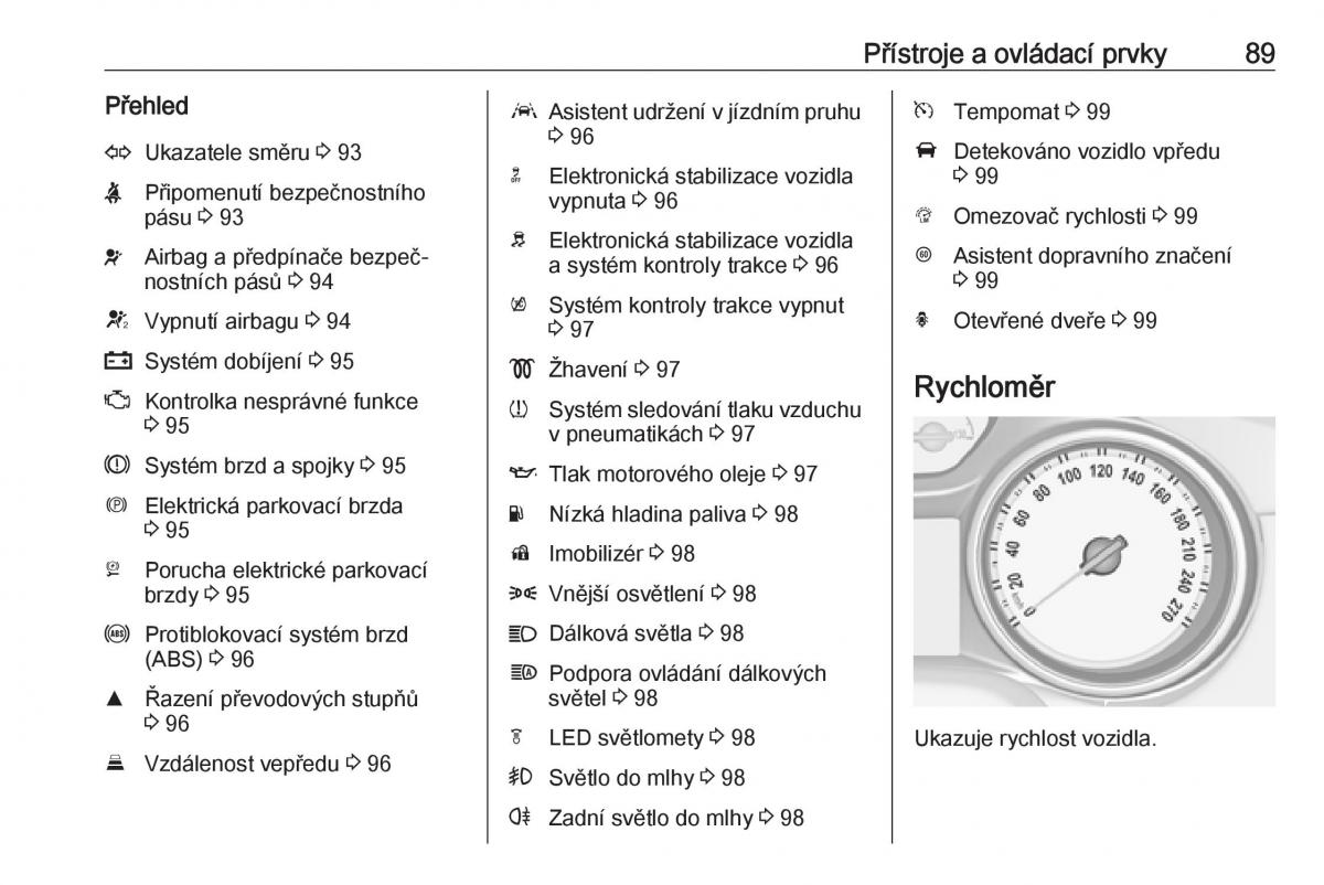 Opel Astra K V 5 navod k obsludze / page 91