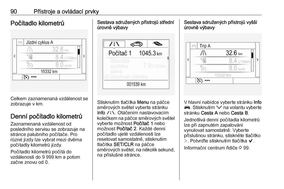 Opel Astra K V 5 navod k obsludze / page 92