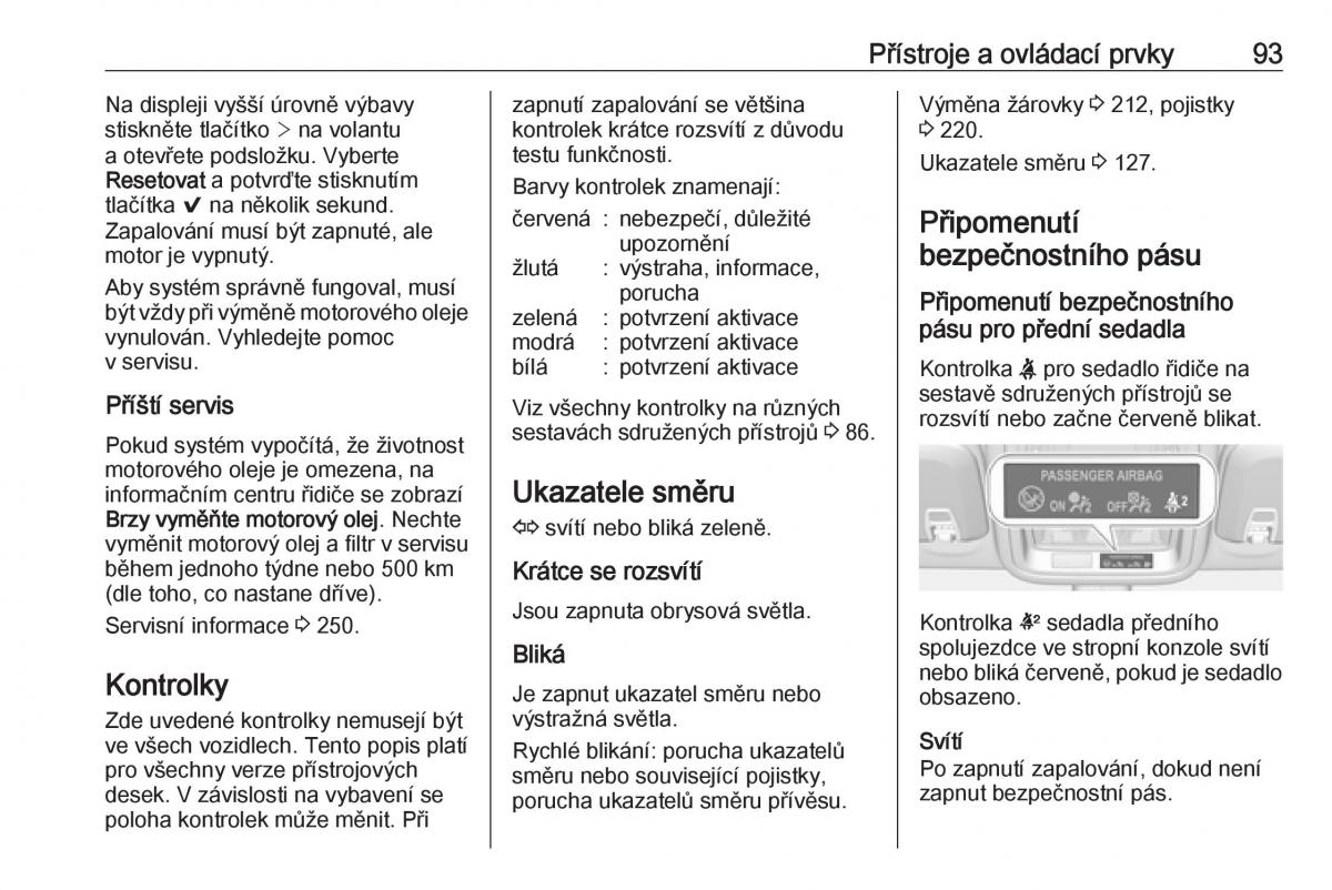 Opel Astra K V 5 navod k obsludze / page 95