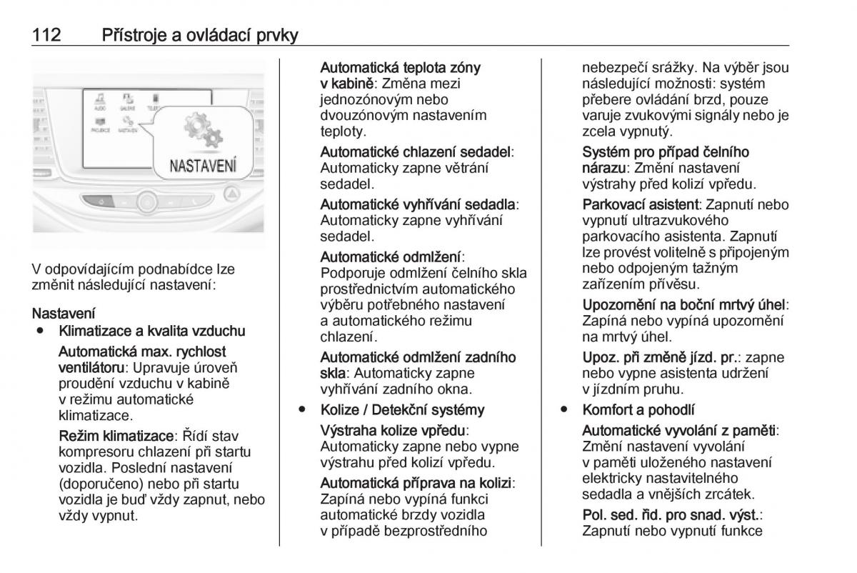 Opel Astra K V 5 navod k obsludze / page 114