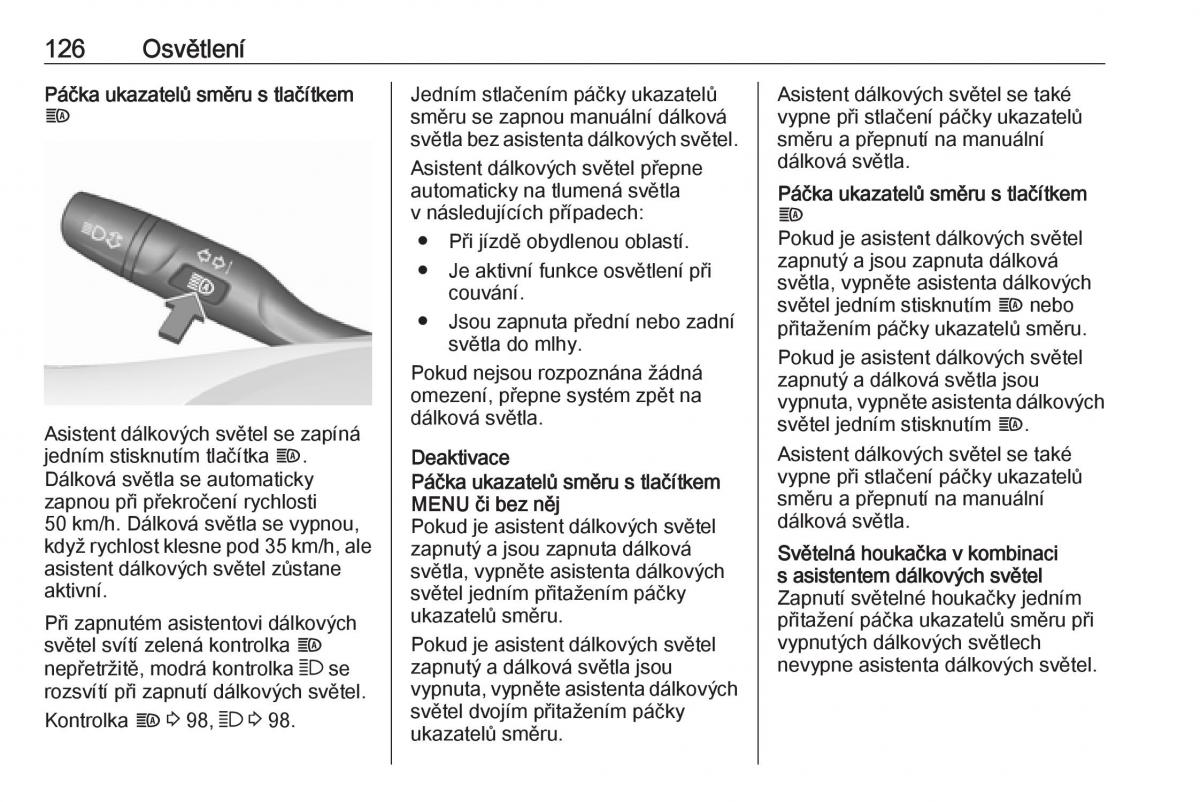 Opel Astra K V 5 navod k obsludze / page 128