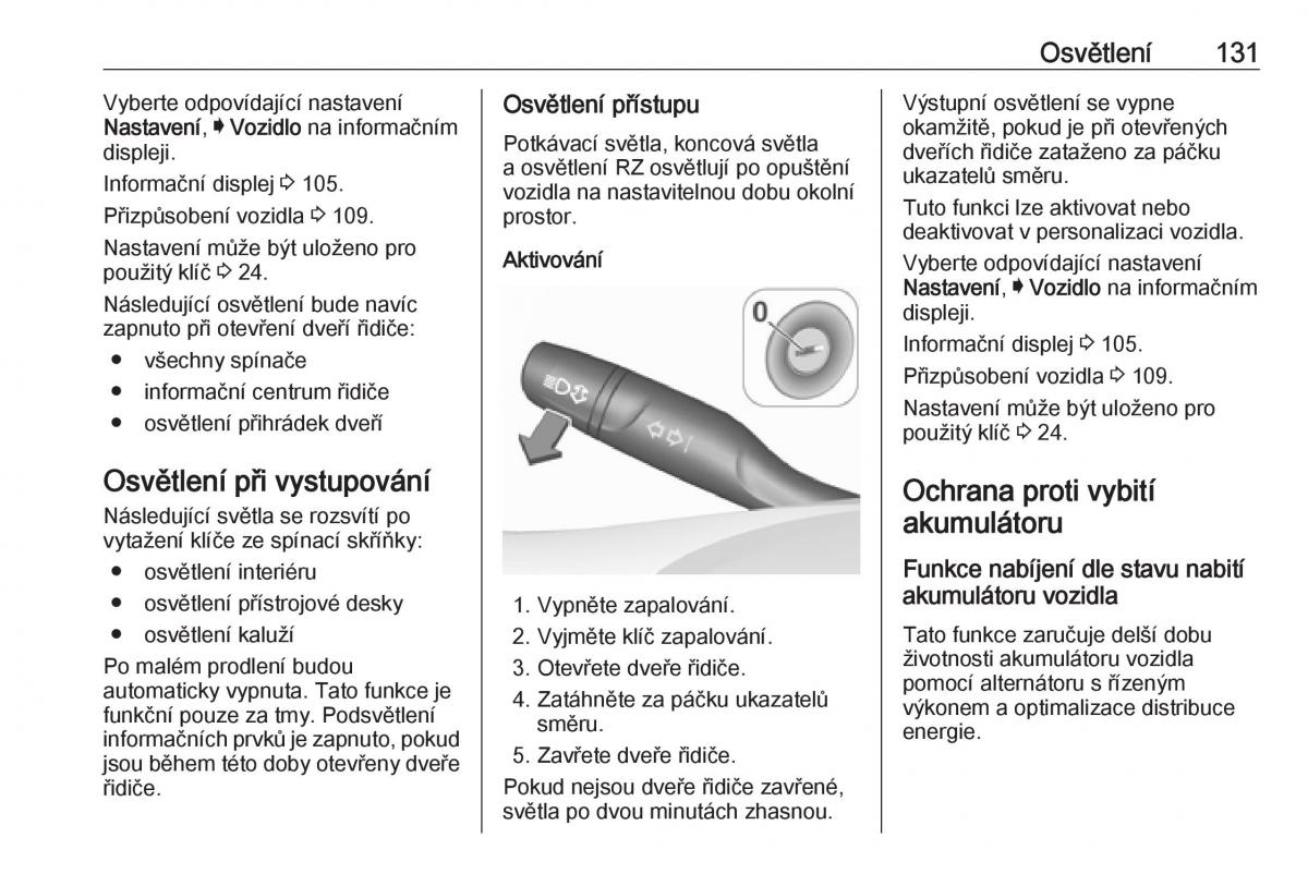 Opel Astra K V 5 navod k obsludze / page 133