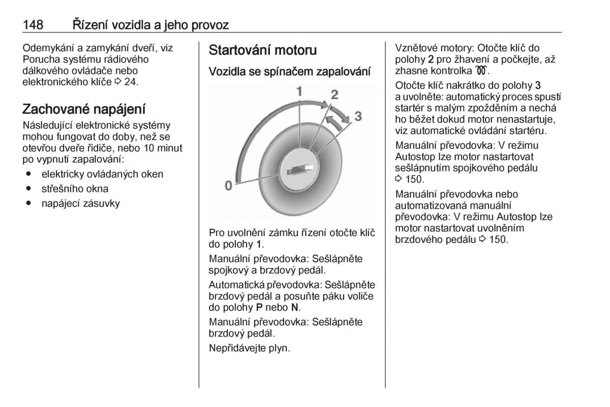 Opel Astra K V 5 navod k obsludze / page 150