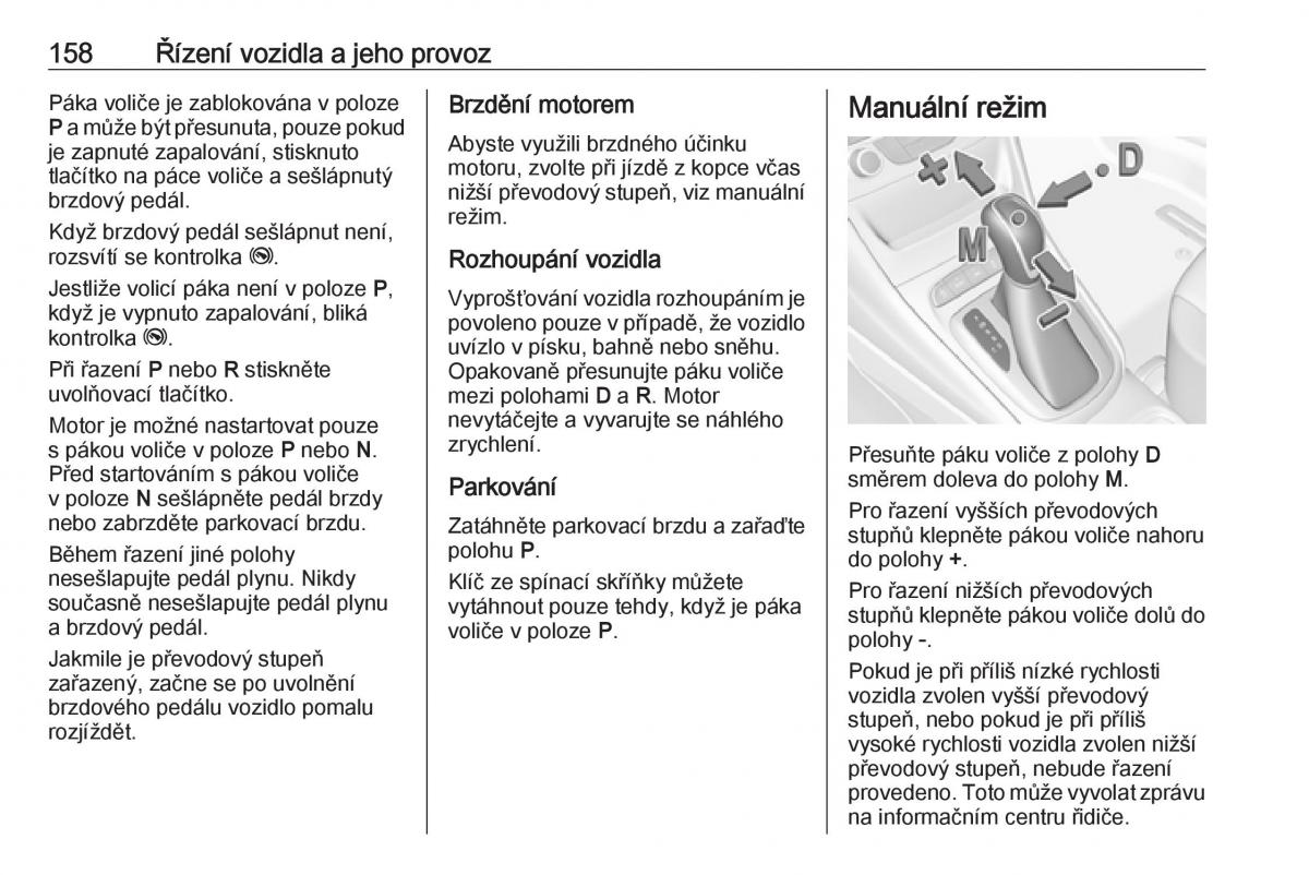 Opel Astra K V 5 navod k obsludze / page 160