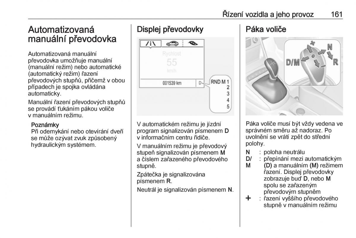 Opel Astra K V 5 navod k obsludze / page 163