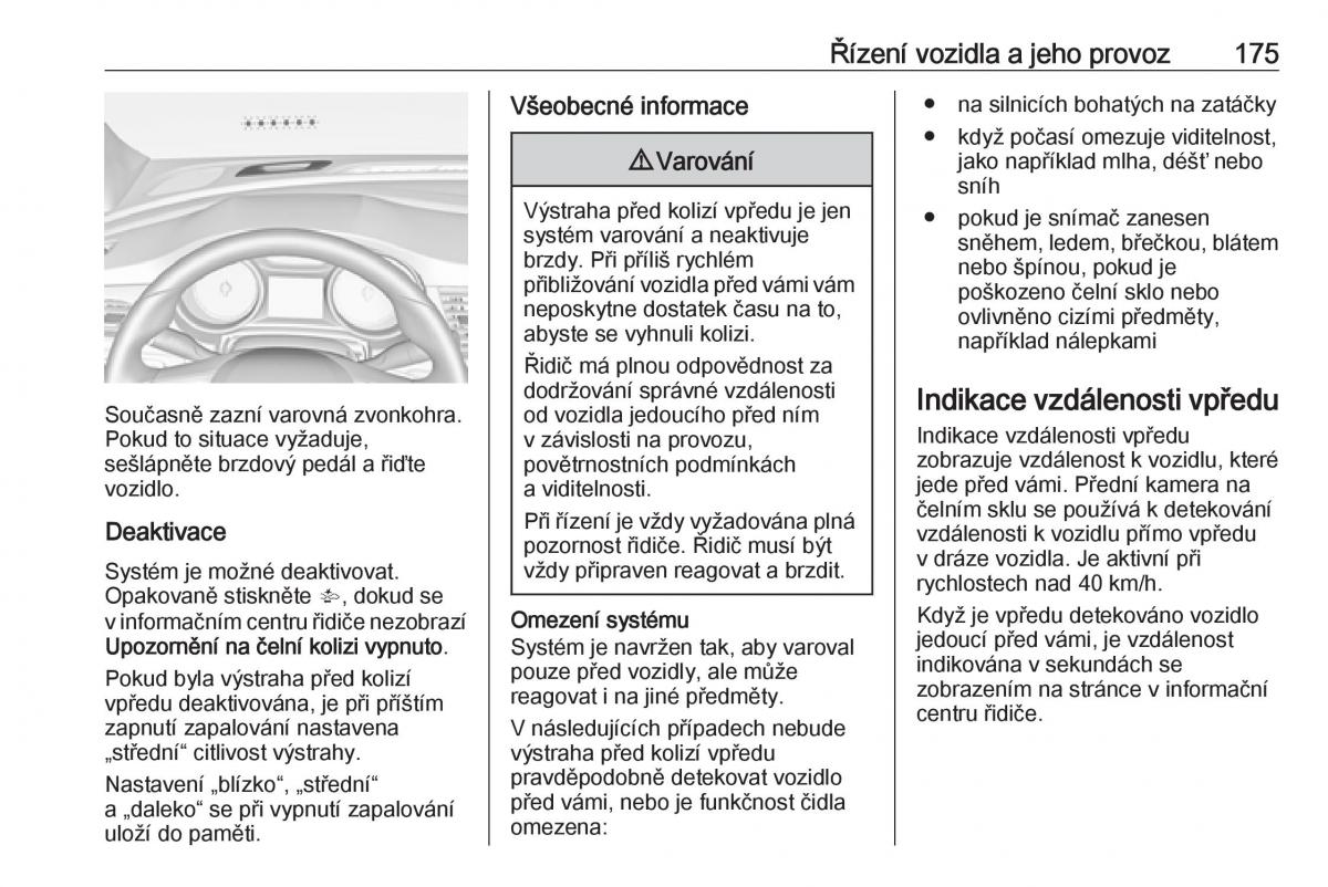 Opel Astra K V 5 navod k obsludze / page 177