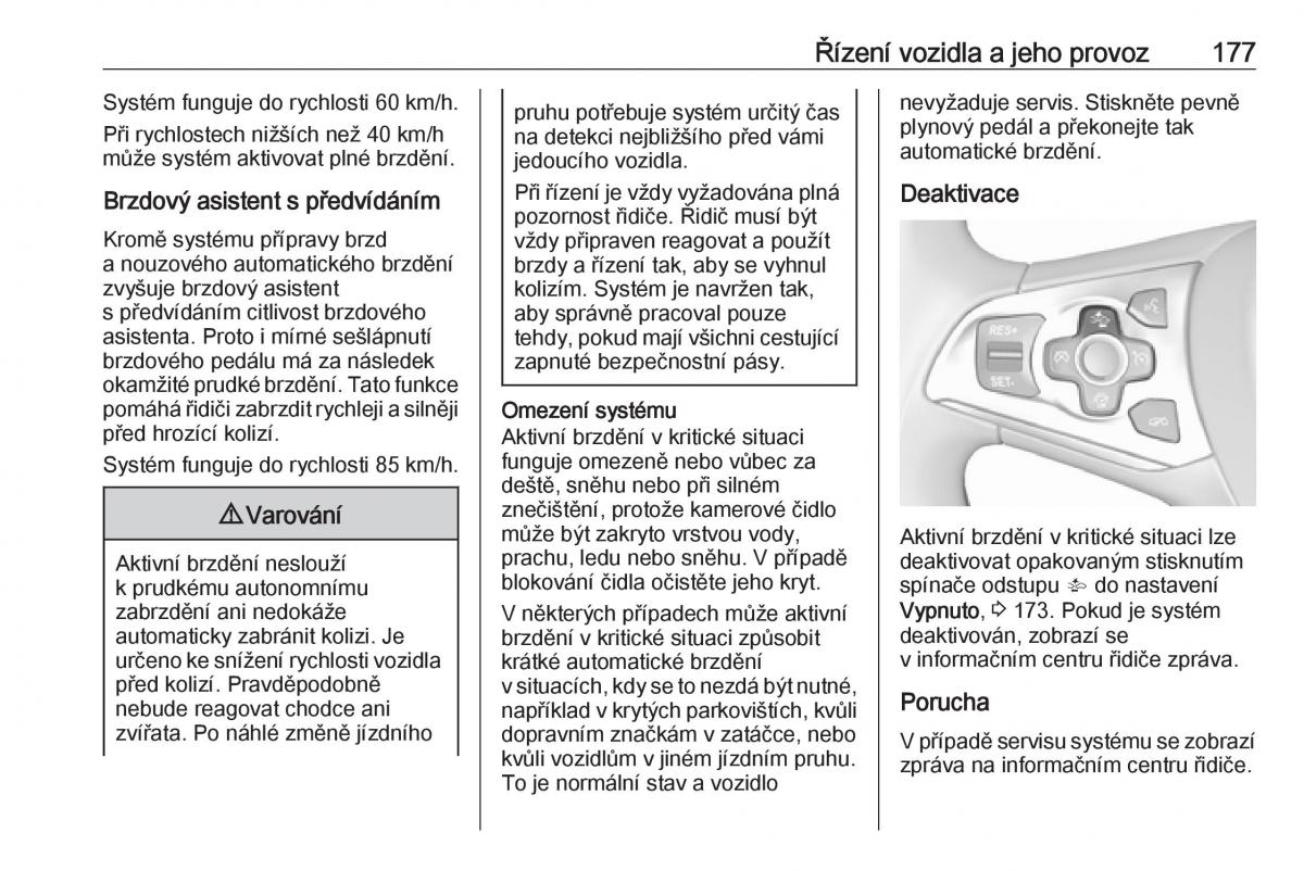 Opel Astra K V 5 navod k obsludze / page 179