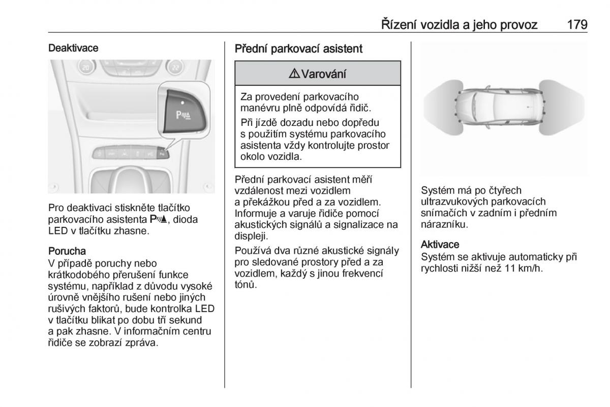 Opel Astra K V 5 navod k obsludze / page 181