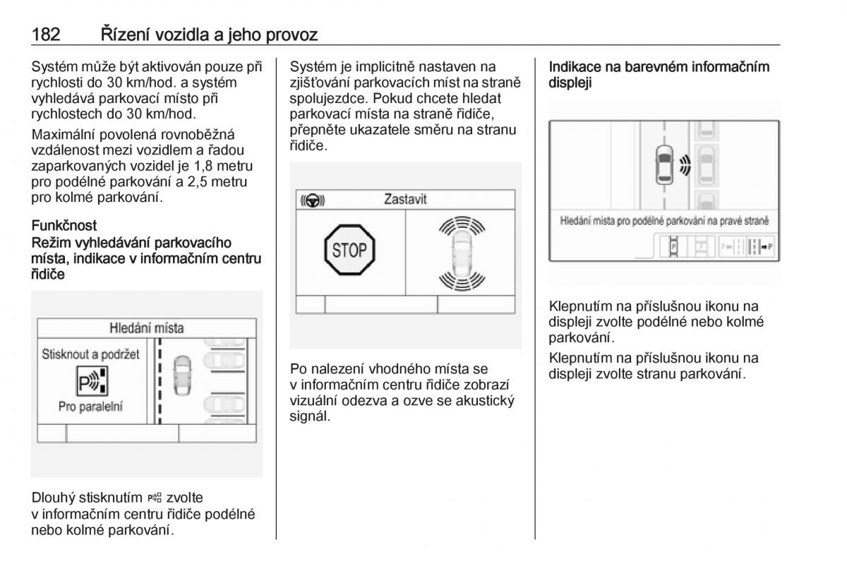 Opel Astra K V 5 navod k obsludze / page 184