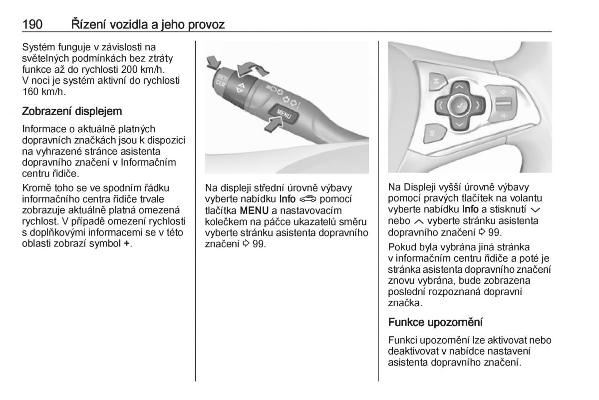 Opel Astra K V 5 navod k obsludze / page 192