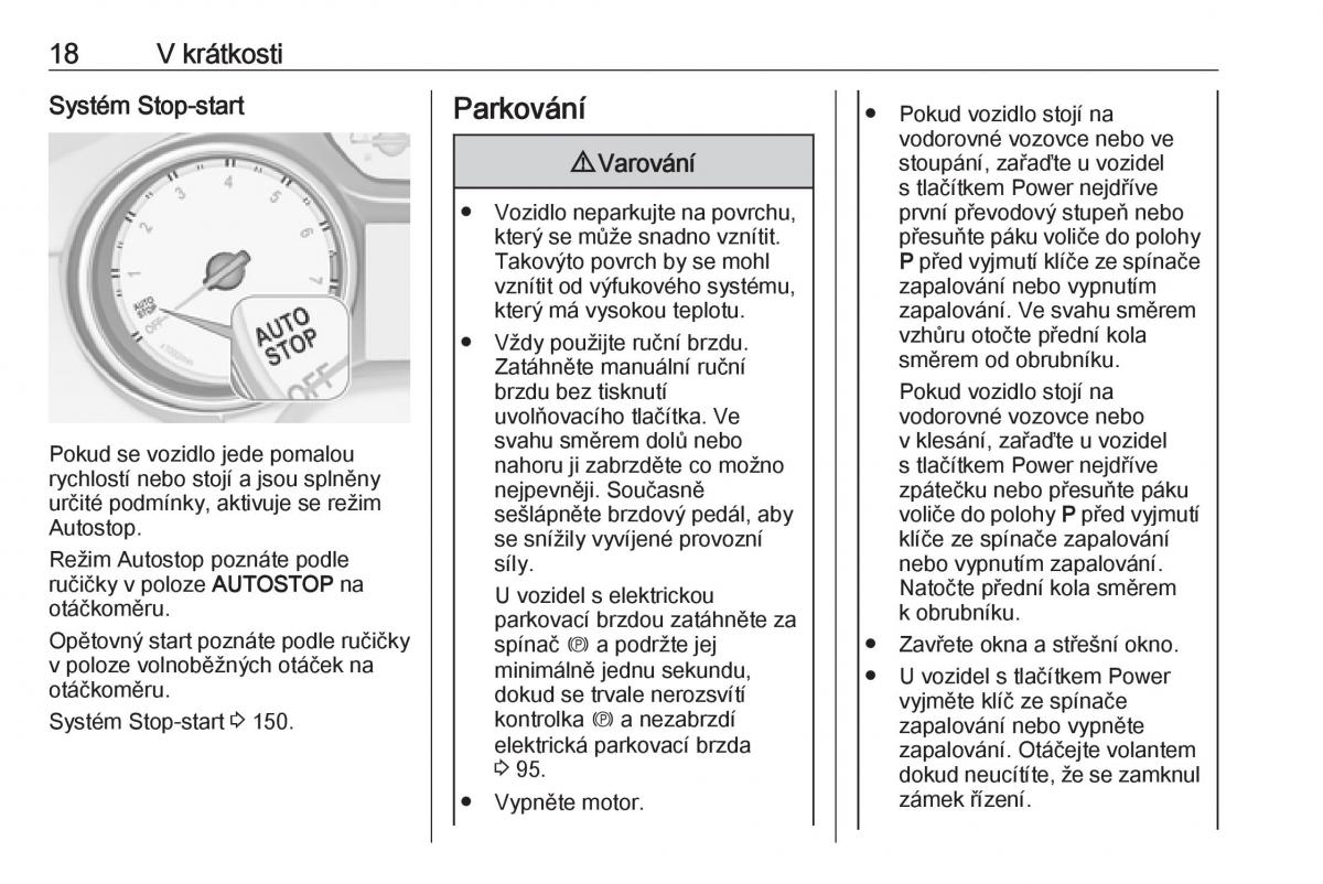 Opel Astra K V 5 navod k obsludze / page 20