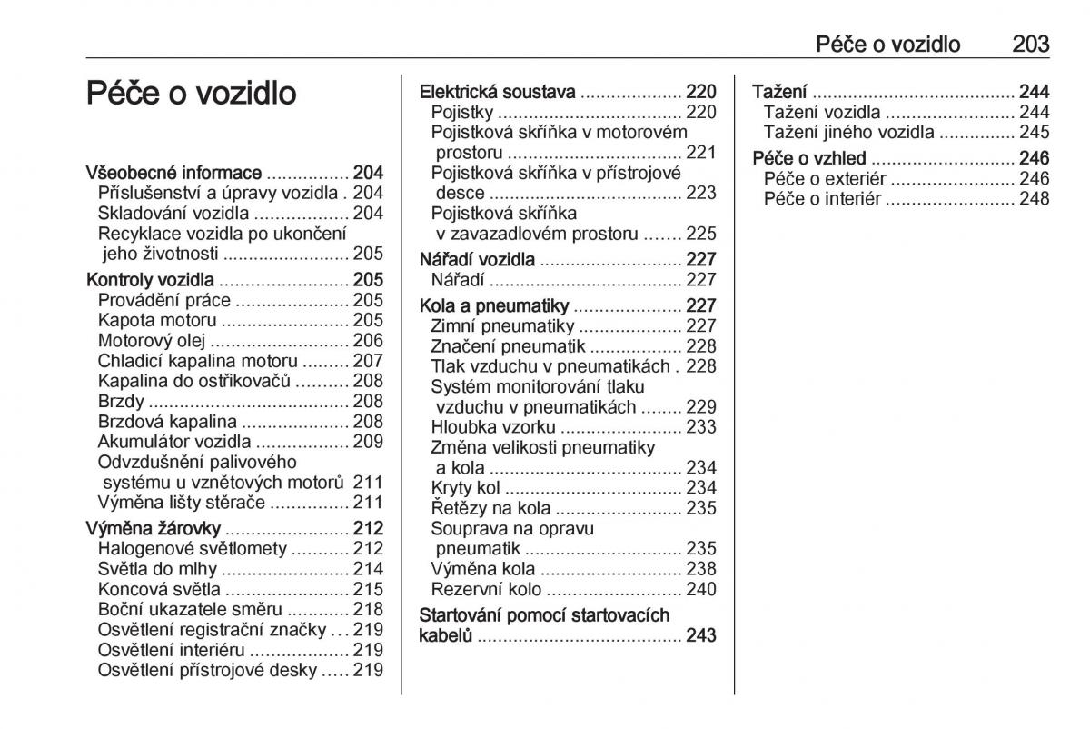 Opel Astra K V 5 navod k obsludze / page 205