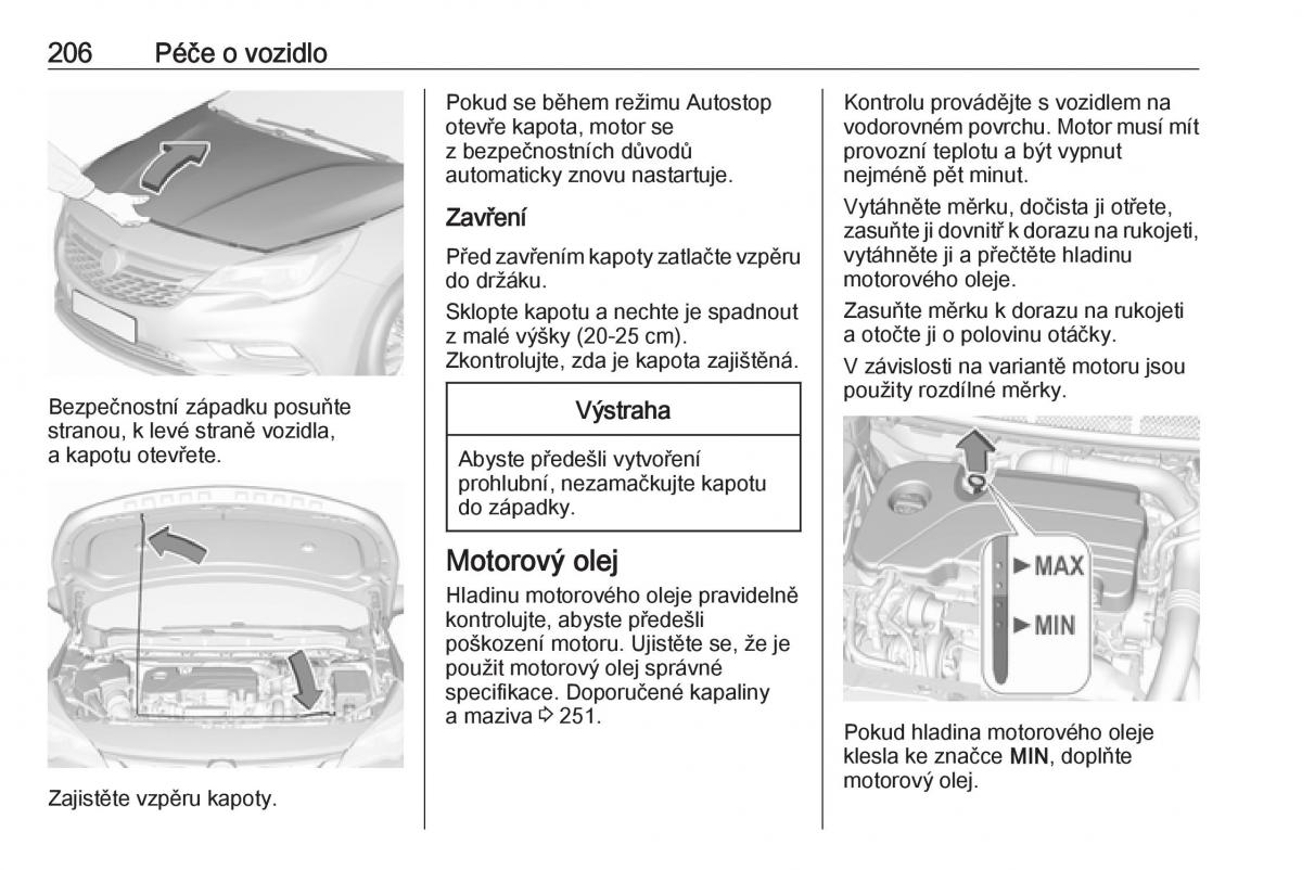 Opel Astra K V 5 navod k obsludze / page 208