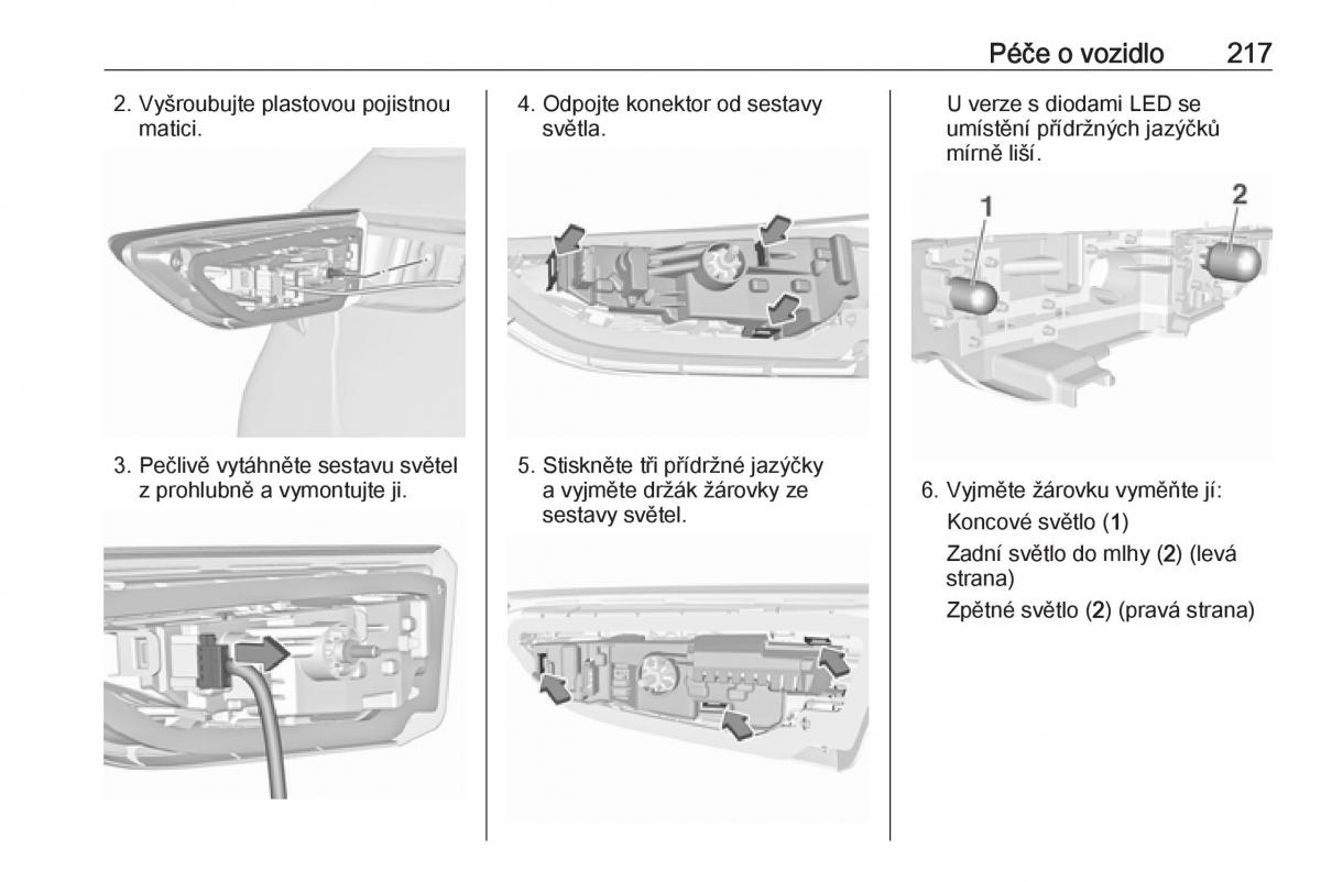 Opel Astra K V 5 navod k obsludze / page 219