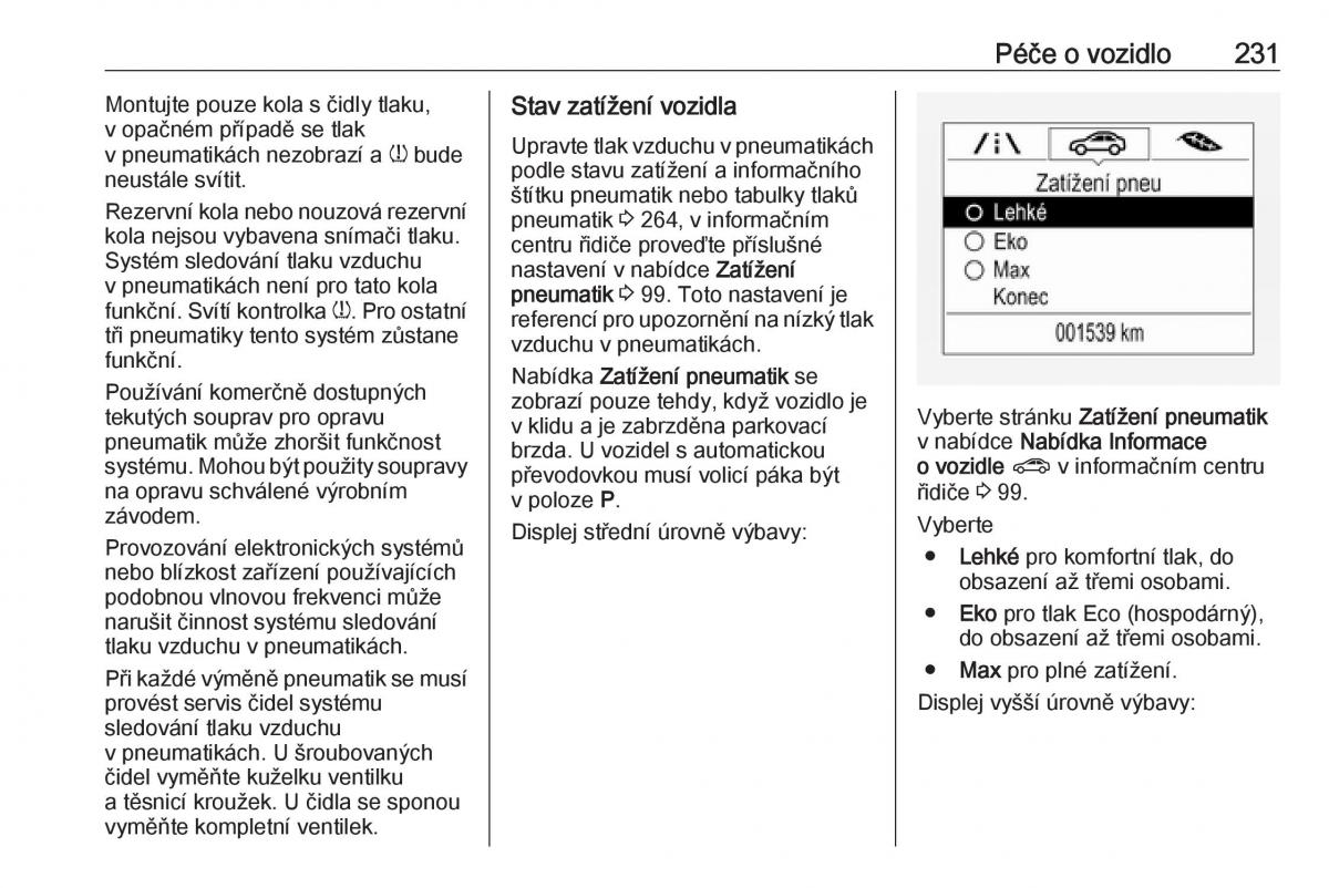 Opel Astra K V 5 navod k obsludze / page 233