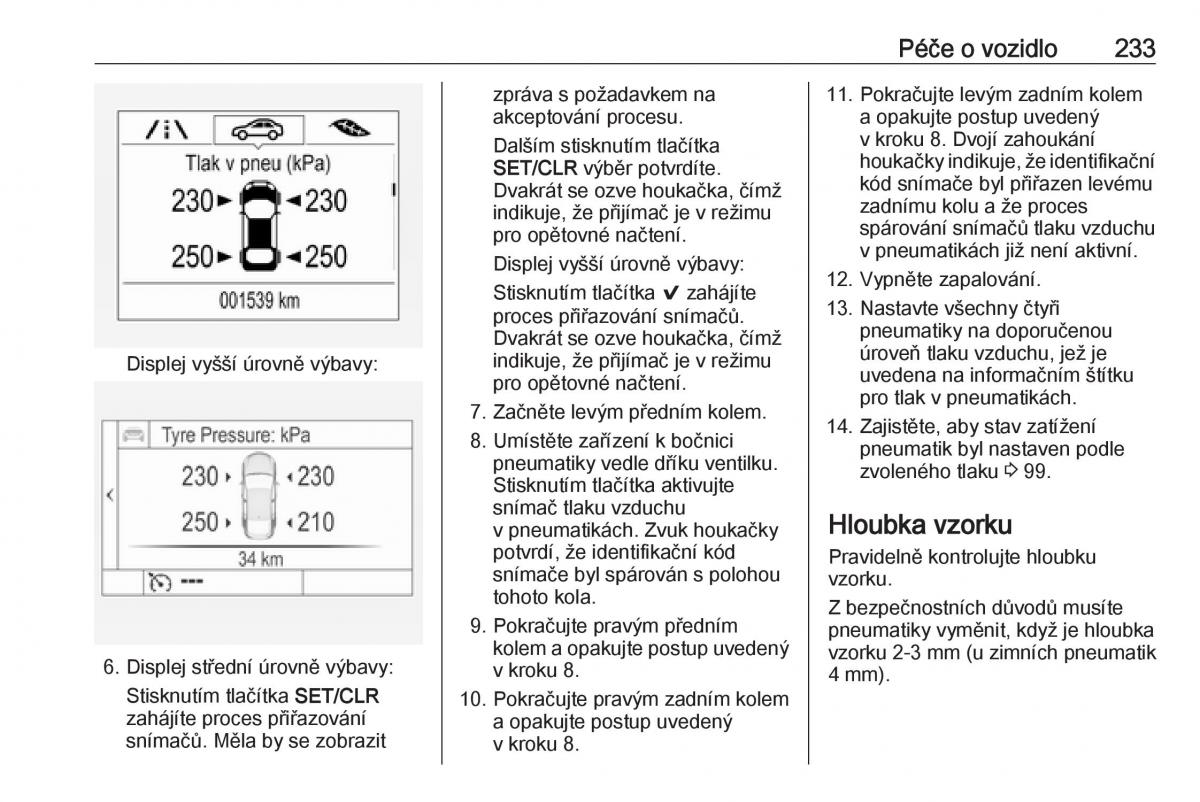 Opel Astra K V 5 navod k obsludze / page 235