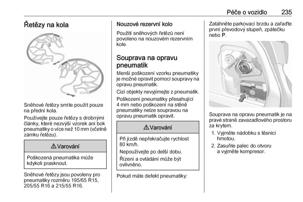 Opel Astra K V 5 navod k obsludze / page 237