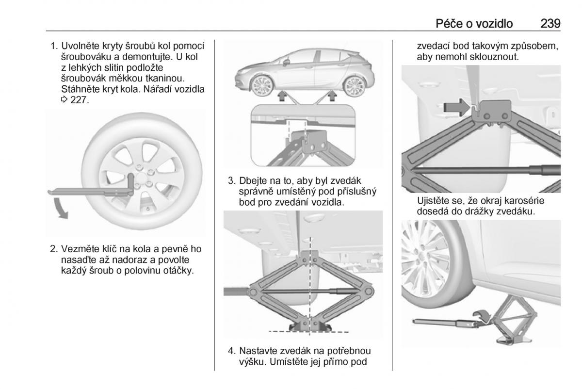 Opel Astra K V 5 navod k obsludze / page 241