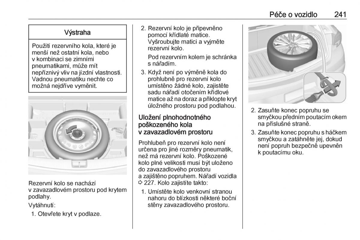 Opel Astra K V 5 navod k obsludze / page 243