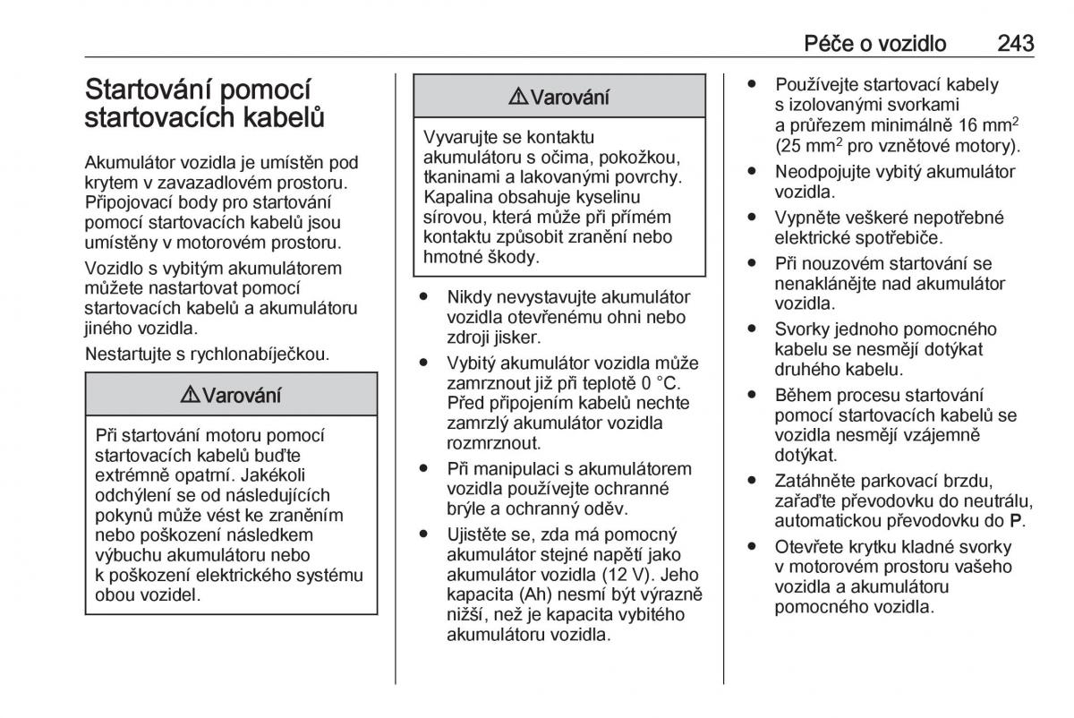 Opel Astra K V 5 navod k obsludze / page 245