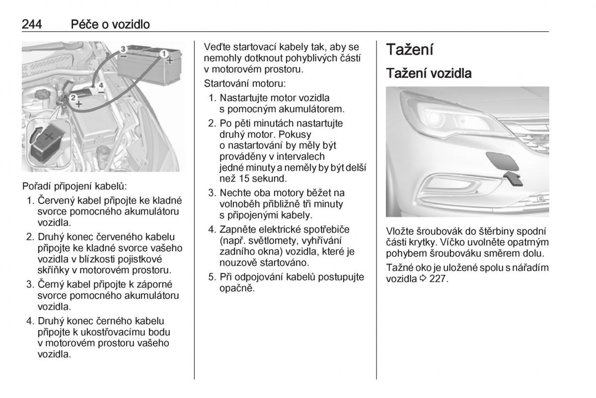 Opel Astra K V 5 navod k obsludze / page 246