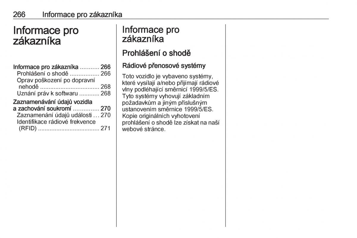 Opel Astra K V 5 navod k obsludze / page 268