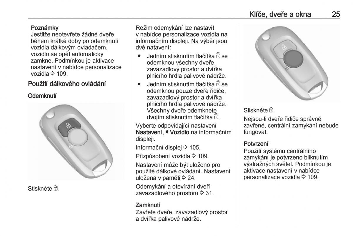 Opel Astra K V 5 navod k obsludze / page 27